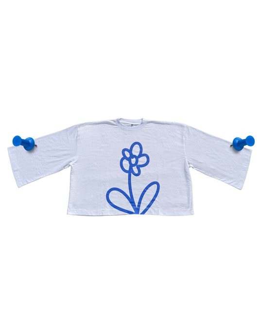 BLUE FLOWER LONG SLEEVE
